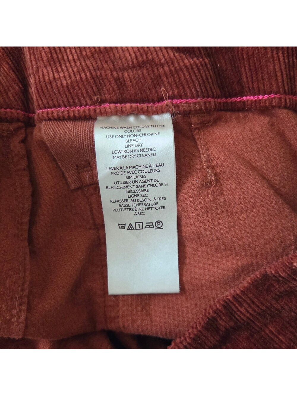 Maeve by Anthropologie The Colette Cinnamon Wide Leg Corduroy Pants Size 31 - Picture 6 of 7